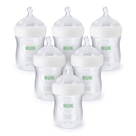 NUK Simply Natural Baby Bottle with SafeTemp