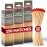 11-Inch Extra Long Wooden Safety Matches (3 Pack) - Ideal for Lighting Fireplace, Candles, Grills & Camping Firepits - Strike on Box - Heavy Duty Long Matches for Fireplace - 150 Count