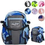 Rawlings | REMIX Backpack Equipment Bag | T-Ball & Youth Baseball / Softball | Royal