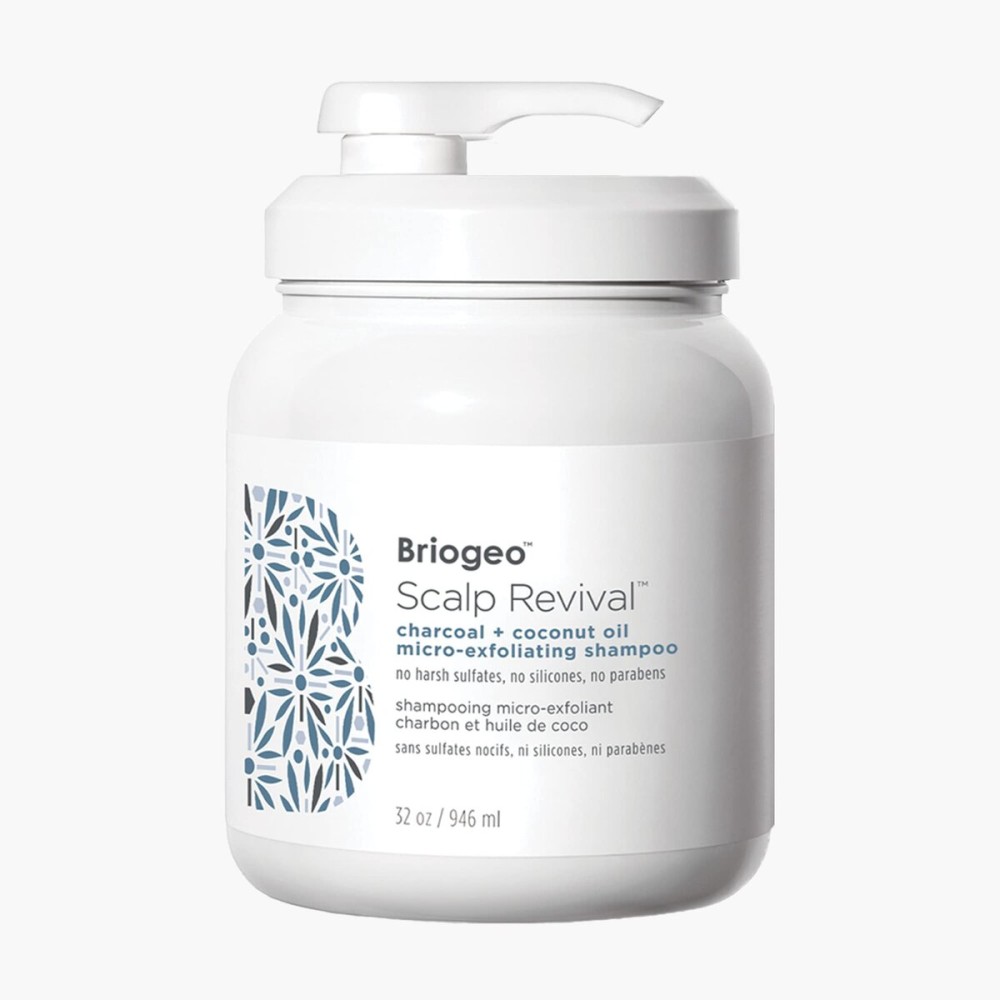 Briogeo Scalp Revival Charcoal + Coconut Oil Micro-Exfoliating Shampoo - Sulfate-Free Scalp Scrub for Dry, Itchy, or Oily Scalp, Detoxifying & Hydrating, Vegan & Cruelty Free, 32 oz