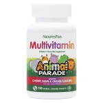 NaturesPlus Animal Parade Children\'s Chewable Multivitamin - 180 Animal-Shaped Tablets, Pack of 3 - Natural Assorted Flavors - Vegan, Gluten Free - 270 Total Servings