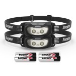 Energizer Universal+ LED Headlamp (2-Pack), Bright Head Lamp for Outdoors, Camping and Emergency Light, IPX4 Water Resistant (Batteries Included)