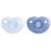 Philips AVENT Soothie Heart Pacifier 3-18m, Blue/Light Blue, 2 Pack, SCF099/11