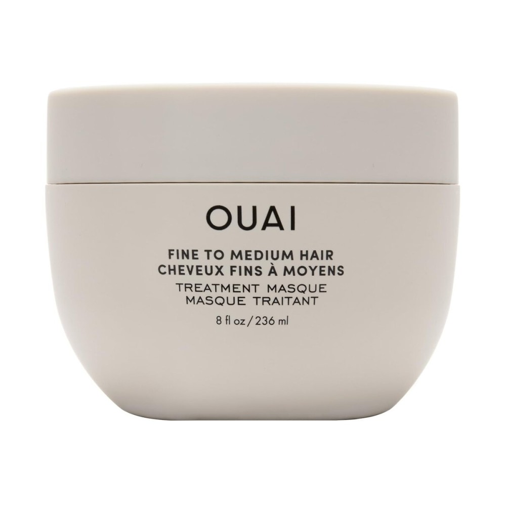 OUAI Fine to Medium Hair Treatment Masque - Hydrating Hair Mask to Help Repair Strands & Increase Shine - With Shea Butter, Keratin and Panthenol - Paraben, Phthalate & Sulfate Free (8 Fl Oz)