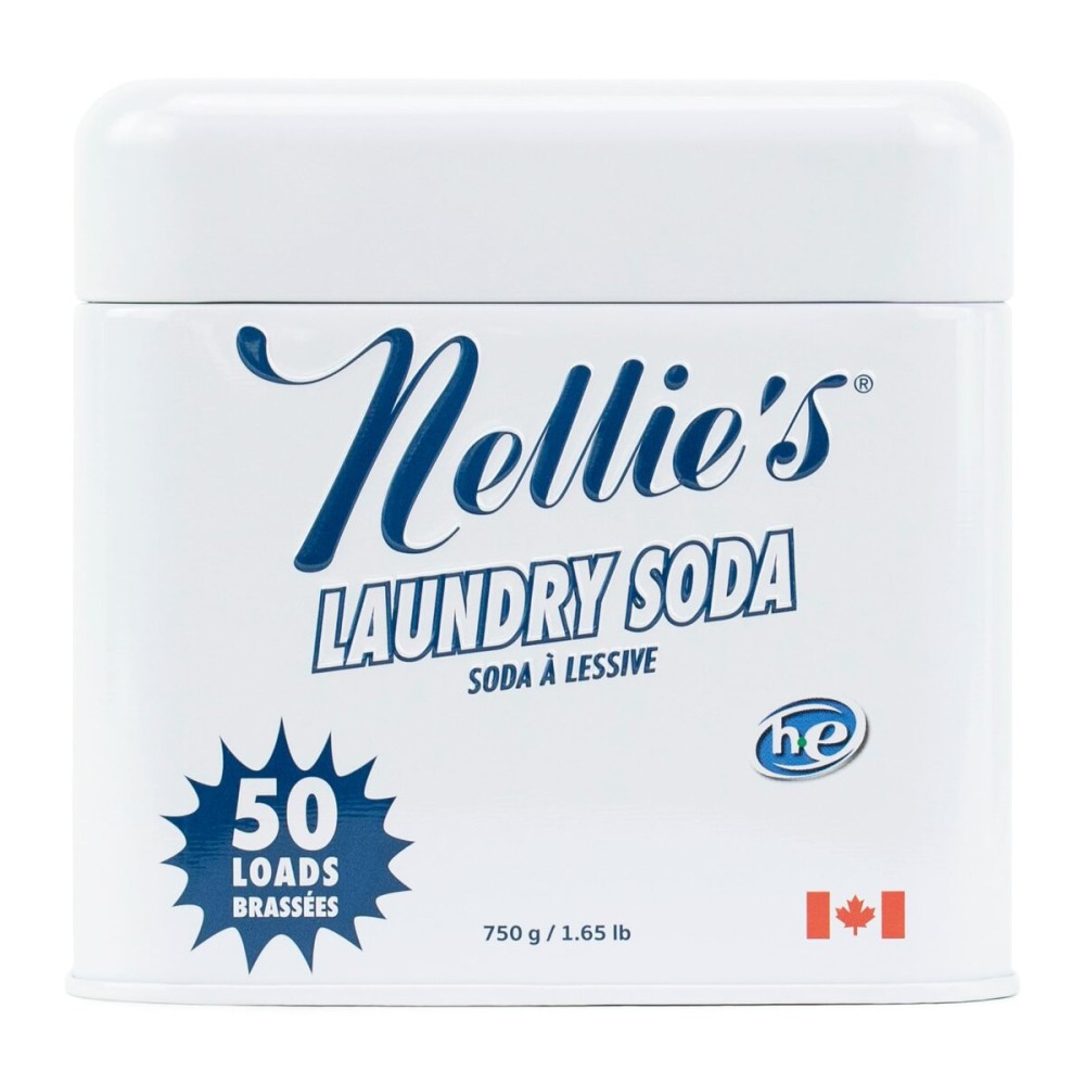 Nellie\'s Laundry Soda - Concentrated Laundry Detergent Powder - 50 Loads - Gentle on Skin and Environment - Fragrance-Free - (Made in Canada)