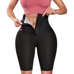 KUMAYES Sauna Sweat Pants for Women High Waist Slimming Shorts Compression Thermo Workout Exercise Body Shaper Thighs Black