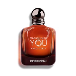 Armani Beauty - Stronger With You Absolutely - Parfum - Cologne for Men - Spicy Ambery Gourmand Mens Fragrance - Rum Accord, Cedarwood, Lavendar & Vanilla Notes - 3.4 Fl Oz