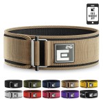 Element 26 Self-Locking Weight Lifting Belt - Premium Weightlifting Belt for Serious Functional Fitness, and Olympic Lifting Athletes - Lifting Belt for Men and Women (Large, Ranger Tan)