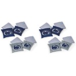 Wild Sports NCAA Penn State Nittany Lions 8pk Dual Sided Bean Bags, Team Color