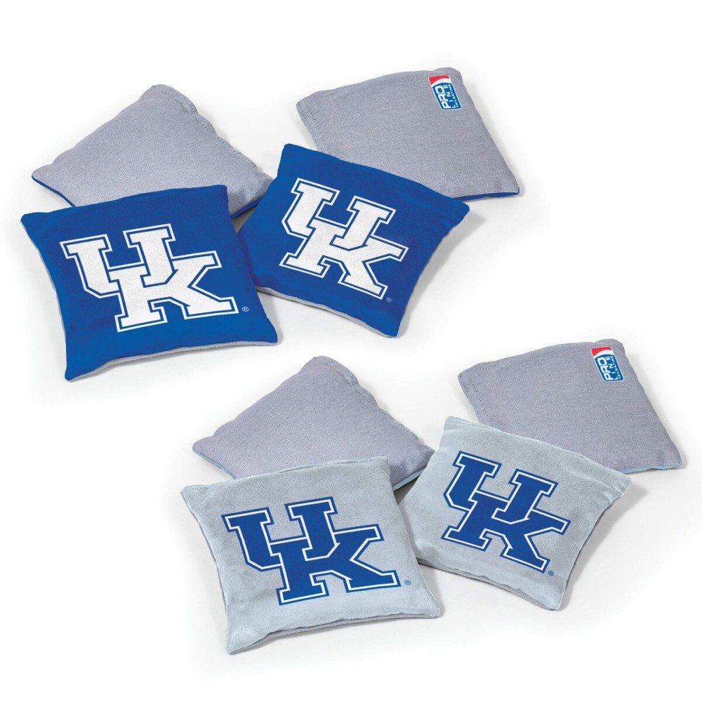 Wild Sports NCAA Kentucky Wildcats 8pk Dual Sided Bean Bags, Team Color