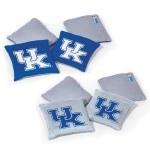 Wild Sports NCAA Kentucky Wildcats 8pk Dual Sided Bean Bags, Team Color