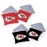 Wild Sports NFL Kansas City Chiefs 8pk Dual Sided Bean Bags, Team Color