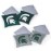 Wild Sports NCAA Michigan State Spartans 8pk Dual Sided Bean Bags, Team Color