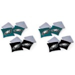 Wild Sports NFL Philadelphia Eagles 8pk Dual Sided Bean Bags, Team Color