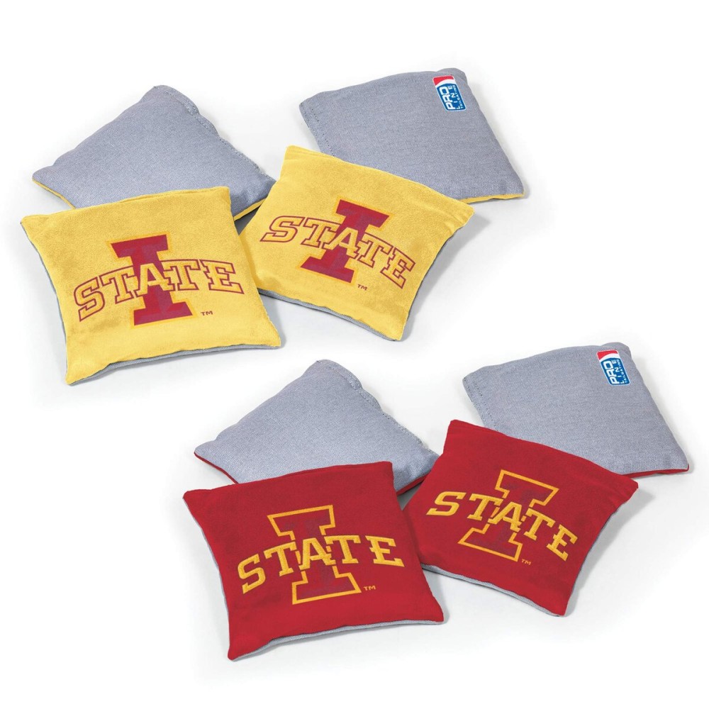 Wild Sports NCAA Iowa State Cyclones 8pk Dual Sided Bean Bags, Team Color