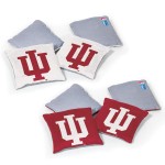 Wild Sports NCAA Indiana Hoosiers 8pk Dual Sided Bean Bags, Team Color