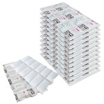 RAINBOW Dry Ice Packs for Shipping Long Lasting, Reusable Cold Ice Pack Sheets for Lunch Box, Flexible Dry Ice Packs for Coolers, Dry Ice for Shipping Frozen Food, 12 Ice Cells Each Sheet, 16 Sheets