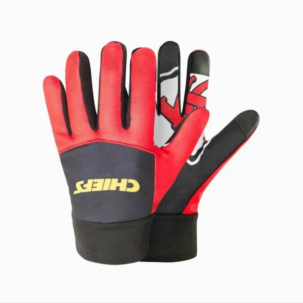 FOCO Kansas City Chiefs NFL Palm Logo Texting Gloves