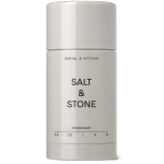 SALT & STONE Aluminum Free Deodorant | Extra Strength 48 Hour Protection for Women & Men | Made with Seaweed Extracts, Niacinamide & Prebiotics (Santal & Vetiver)