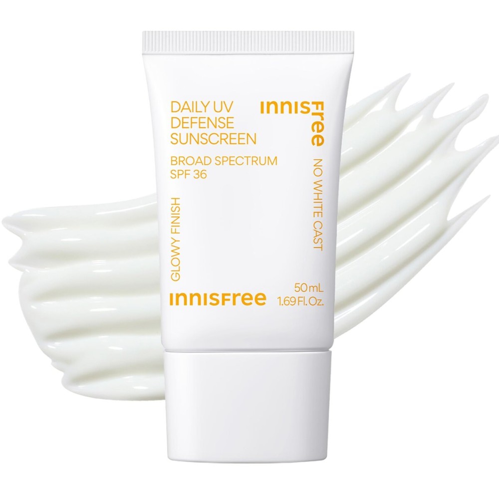 Innisfree Daily UV Defense SPF 36 - Korean Face Sunscreen, Invisible Finish, Broad Spectrum, No White Cast, Lightweight, Hydrating