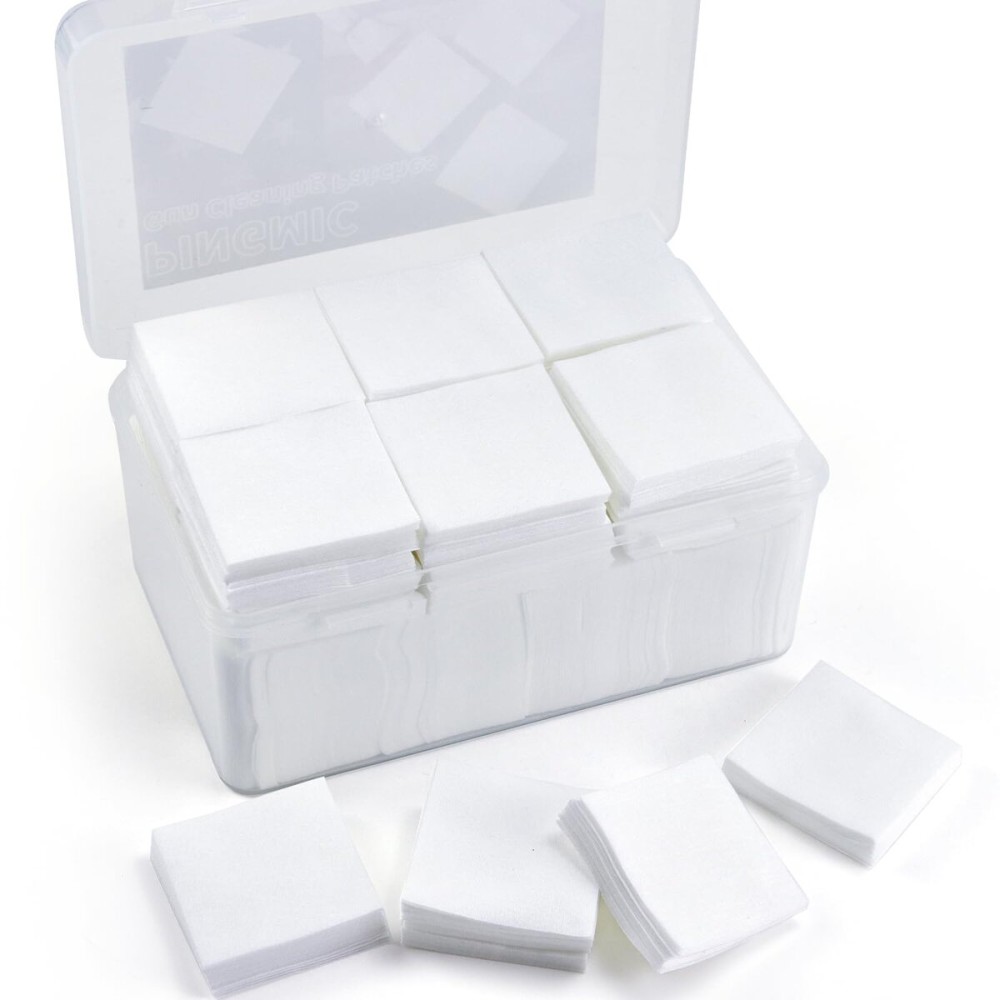 PINGMIC 1400 Gun Cleaning Patches in Box, 2 Highly Absorbent Cloth, Lint-Free Gun Patches for .22 to .45 Cal, 5.56/9mm, Firearms Cleaning Supplies Maintenance Accessories