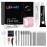 Libeauty Lash Black Color Kit Brow Kit Quick Voluminous Coloring with Complete Tools Eyelash Color Kit For Salon Or Home Hair colour Use