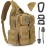 G4Free Large Tactical EDC Sling Bag Backpack, Military Molle Bag Single Strap Shoulder Backpack for Men (Tan)