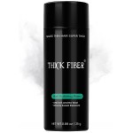 THICK FIBER Hair Fibers for Thinning Hair & Bald spots (WHITE) - 25g Bottle - Conceals Hair Loss in Seconds - Hair Powder for Women & Men
