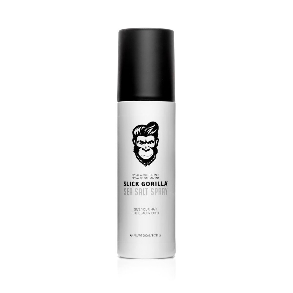Slick Gorilla Sea Salt Spray for Men 200ml (6.76 fl oz), Texturizing Sea Salt Hair Spra, Lightweight Volume Mist, Matte Finish, Natural Texture, Flexible Hold, Grooming Spray