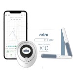 Mira Plus Fertility Monitor & Ovulation Test Kit for Women, Track LH, E3G Hormone Levels, Digital Fertility Tracker + 10 E3G & LH Test Strips, Monitor and Detect Ovulation at-Home with Mira App