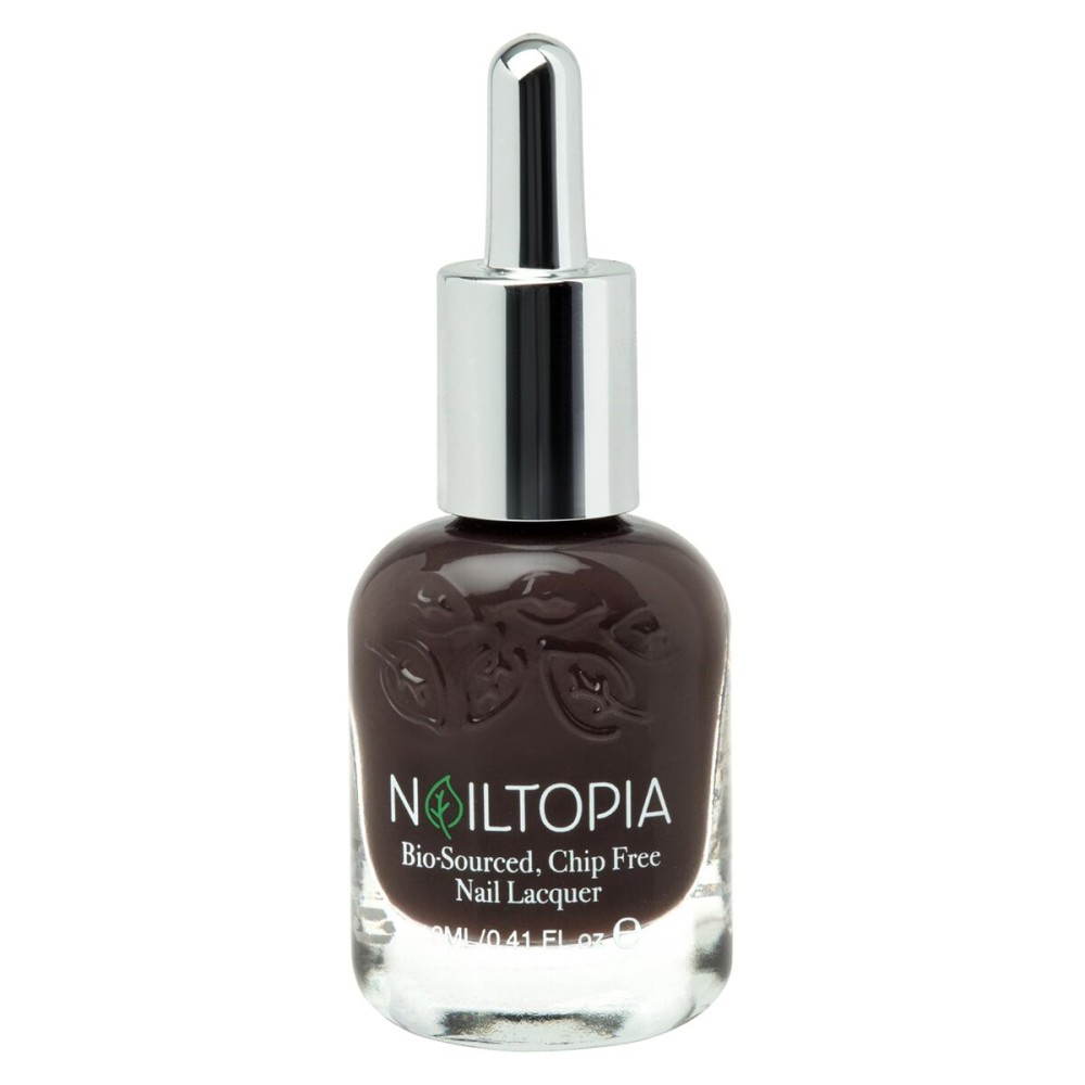 Nailtopia Bio-Sourced, Chip Free Nail Lacquer - All Natural, Strengthening Biotin and Superfood-Infused Polish - Chip Resistant Formula - Quick-Dry, Long Lasting Wear - Hater Blocker - 0.41 oz