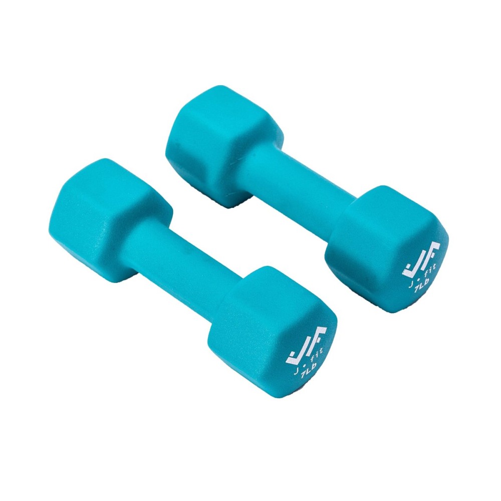 JFIT Neoprene Dumbbell (Set of 2), 7 LBS