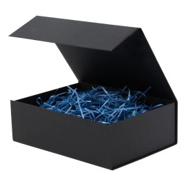 Rsgift Empty gift box Small Black 7.8x7x3.1 Inches Gift Box with Lid Groomsmen Graduation decorative boxes with lids Halloween,Christmas,Valentine\'s Day,gifts for women