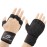 Glaring Way Workout Gloves for Men Women, Padded Weight Lifting Gloves with Wrist Wraps Support, Full Palm Protection, Grip for Gym Training, Fitness, Weightlifting, Exercise (Black, X-Small)