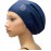 SOUL CAP Large Swimming Cap for Long Hair - Designed for Long Hair, Dreadlocks, Weaves, Hair Extensions, Braids, Curls & Afros - Women & Men - Silicone (M, Navy)