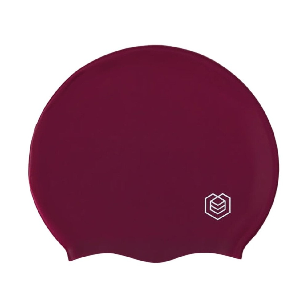 SOUL CAP Large Swimming Cap for Long Hair - Designed for Long Hair, Dreadlocks, Weaves, Hair Extensions, Braids, Curls & Afros - Women & Men - Silicone (M, Burgundy)
