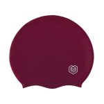 SOUL CAP Large Swimming Cap for Long Hair - Designed for Long Hair, Dreadlocks, Weaves, Hair Extensions, Braids, Curls & Afros - Women & Men - Silicone (M, Burgundy)