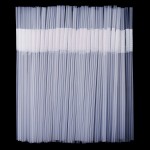 Zmaxqii 300 Pcs Clear Flexible Plastic Straws, BPA-Free Disposable Bendy Straws, 10.2 Long and 0.23\'\' Diameter