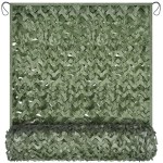 Yeacool Sunshade Camo Netting Mesh Camouflage Netting Military Surplus Hunting Blind Net for Military Theme Party Decorations Backdrop Car Cover Camping Shooting (Dark Green, 6.5ftx10ft, 2m*3m)