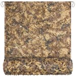 Yeacool Camo Blind Netting Mesh Camouflage Netting Hunting Blind Net for Military Theme Party Decorations Backdrop Sunshade Car Cover Camping Shooting (Digtial Desert, 10ftx13ft, 3m*4m)