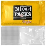Nice Packs Reusable Dry Ice Packs for Coolers, Lunch Boxes & Frozen Food - Flexible and Long Lasting (20 Single Cell Sheets)