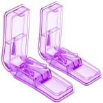 AVIDACE 2PCS Pill Cutter, Professional Pill Splitter for Cutting Small Pills or Large Pills in Half