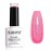 RARJSM Holographic Nail Polish Neon Hot Pink Gel Nail Polish 7.5ML Gorgeous Glossy Hologram NailGel Curing Required Gel Polish Nail Art Manicure Salon DIY at Home