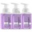 Valentines Foaming Hand Soap, 3 Pack, Moisturizing Hand Soap with Aloe Vera & Essential Oils, Alcohol-Free Hand Wash in Lavender Jasmine Scent, Scented Hand Wash for Kitchen, Bathroom - Free Bracelet