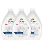 Dove Advanced Care Hand Wash Deep Moisture Pack of 3 for Soft, Smooth Skin More Moisturizers Than The Leading Ordinary Hand Soap, 34 oz