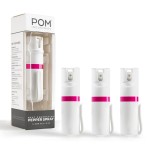 POM Pepper Spray Pocket Clip - Flip Top Safety - Maximum Strength OC Spray Self Defense - Tactical Compact & Safe Design - Quick Key Release - 25 Bursts & 10 ft Range