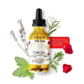 Quality Seamoss and Yoni Oil Natural Mint Fresh Feminine Care Oil, Reduces Odor, Restores pH Balance, All Natural, Herbal Yoni Blend with Tea Tree Oil, Lemongrass, Jasmine & Chamomile Oils, 1 oz
