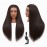 Hairginkgo Mannequin Head 26-28 Yaki Synthetic Fiber Training Head Braiding Head Hair Styling Manikin Cosmetology Doll Head Hairdresser Training Model for Cutting Braiding with Clamp 92022BY0220