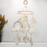 Boho Baby Macrame Rainbow Boho Mobile - Newborn Shower Gift