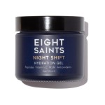 Eight Saints Night Shift Anti-Aging Gel Face Moisturizer, Natural and Organic Anti Wrinkle Night Cream Gel For Face To Reduce Fine Lines and Wrinkles, 2 Ounces